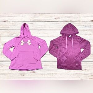 Women’s Under Armour Pink and Purple Hoodies size small